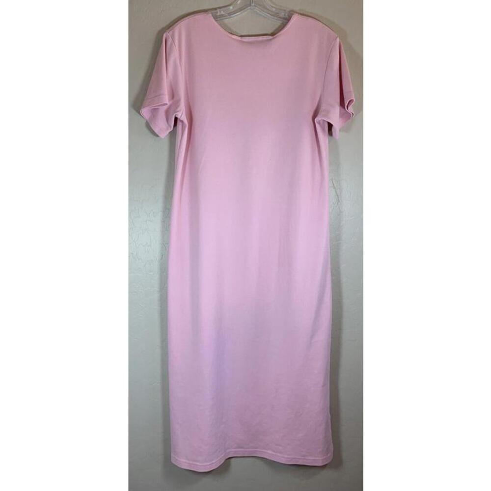 NEEDLE & THREAD T-SHIRT Maxi Dress Pink White Flowers 0067 - Picture 4 of 6